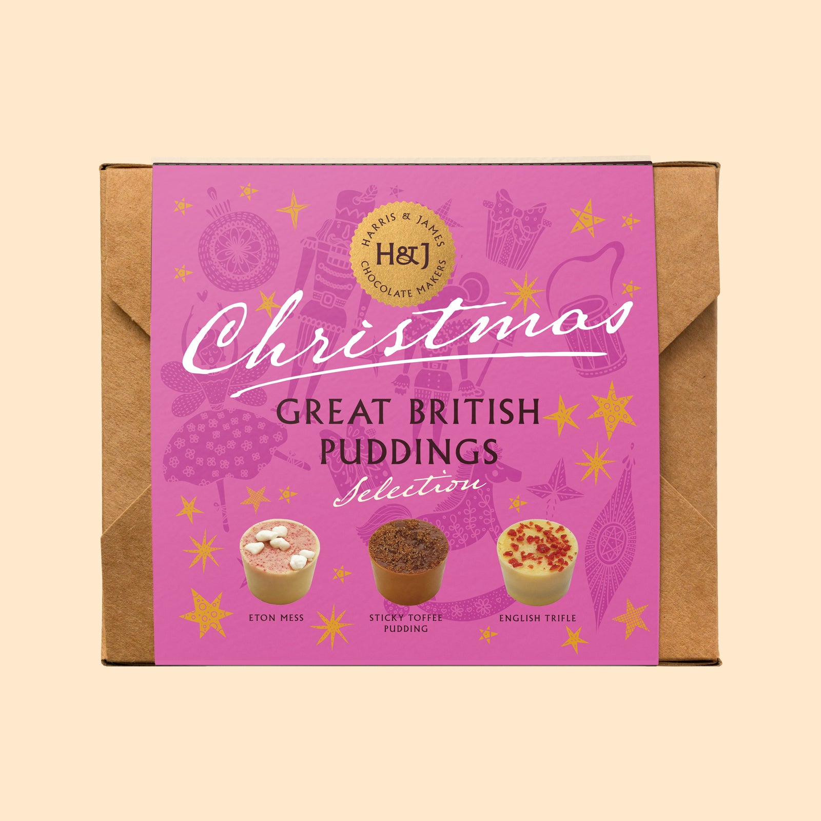 Harris & James - Great British Puddings Individual Chocolate Selection Box