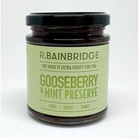 R.Bainbridge - Gooseberry & Mint Preserve 210g