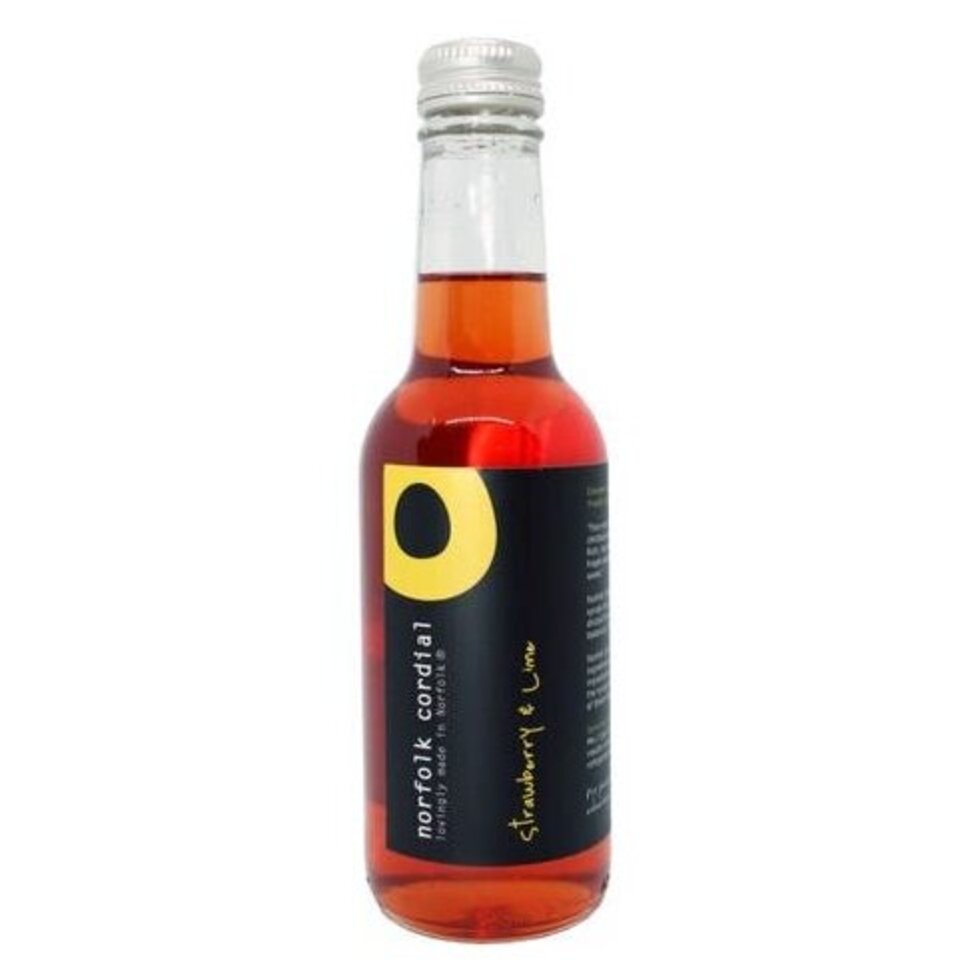 Strawberry & Lime Cordial - 750ml
