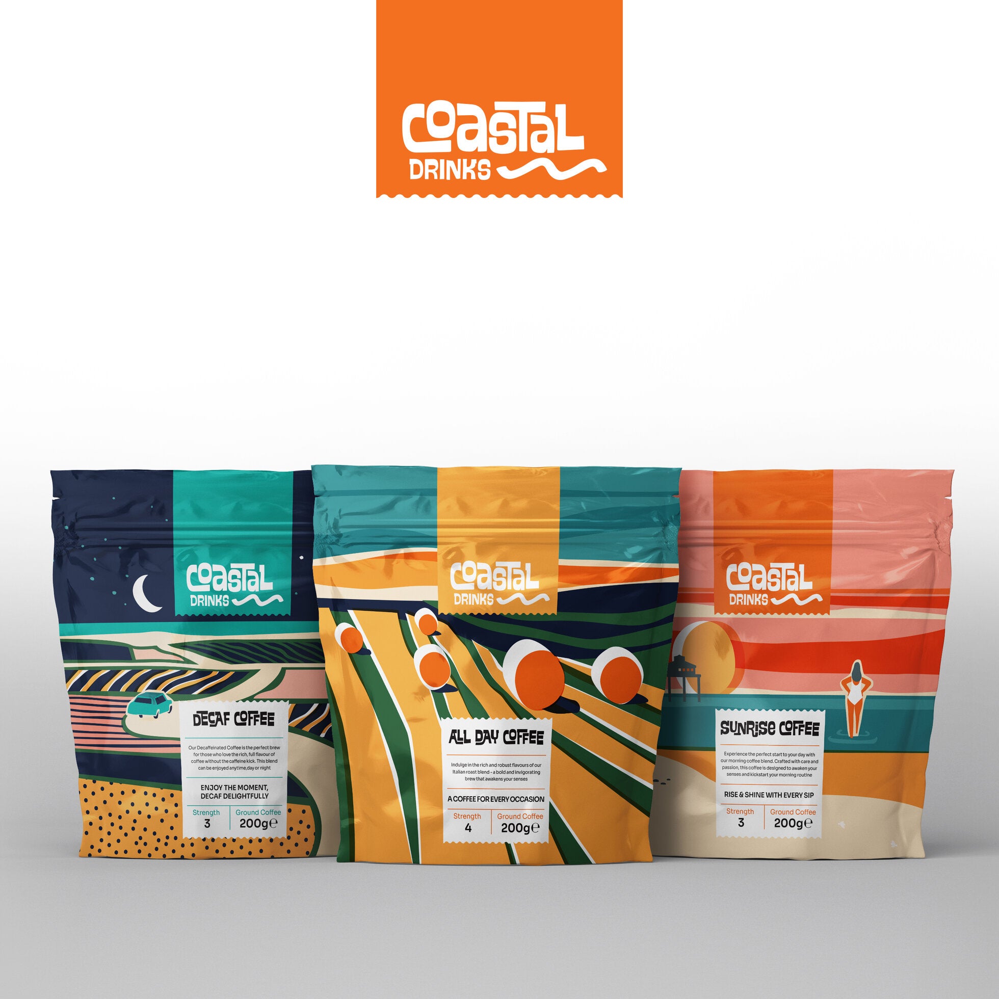 Coastal Drinks - Sunrise Coffee - 200g