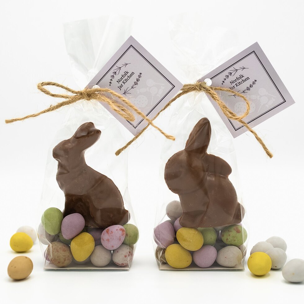 Norfolk Jar Kitchen - Easter Bunny & Egg Bags - 100g