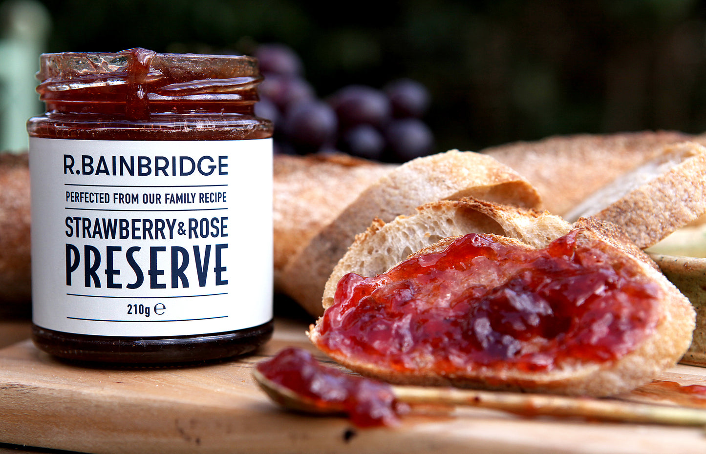 Strawberry & Rose Preserve - 210g