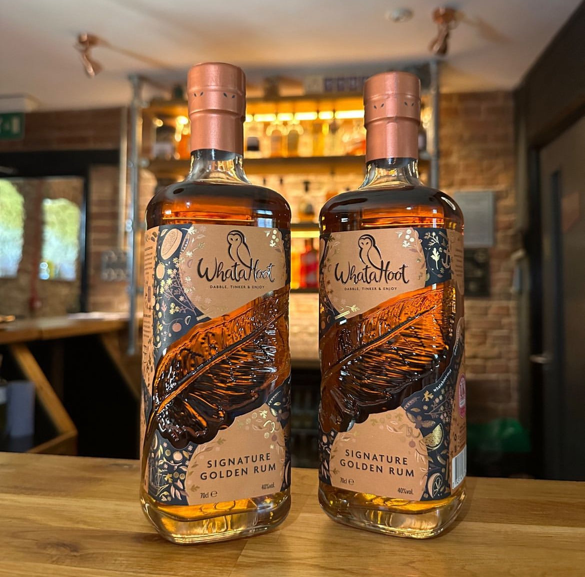 WHATAHOOT SIGNATURE GOLDEN RUM - 700ML (40% ABV)