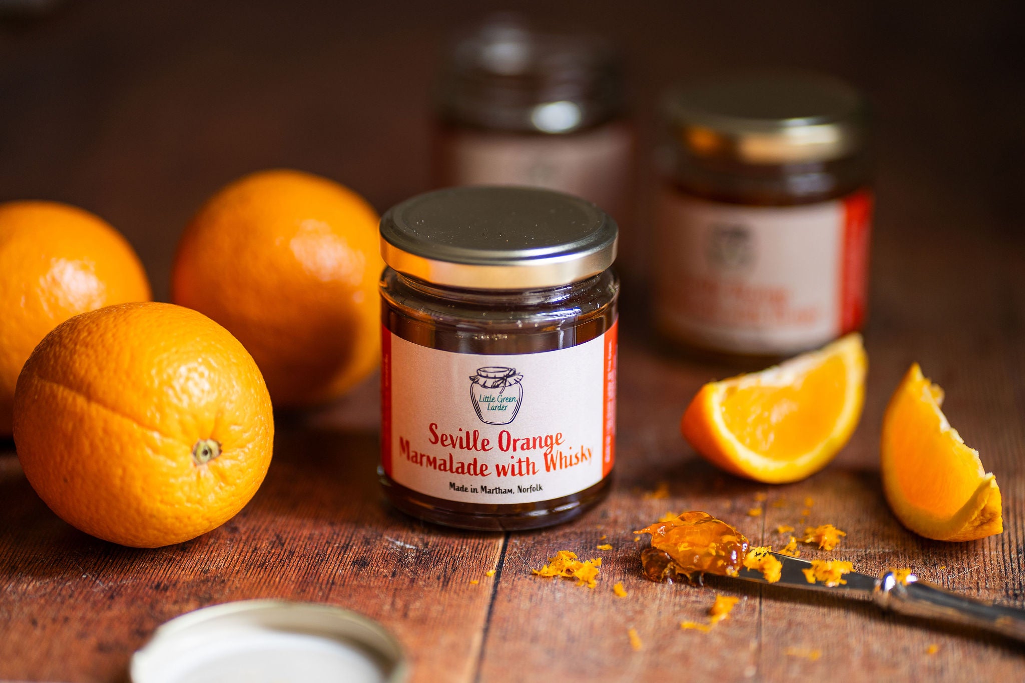 Little Green Larder - Seville Orange & Whisky Marmalade 200g