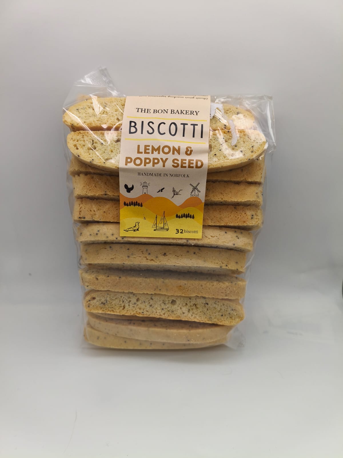 Bon Bakery - Lemon & Poppyseed 32 Biscuits
