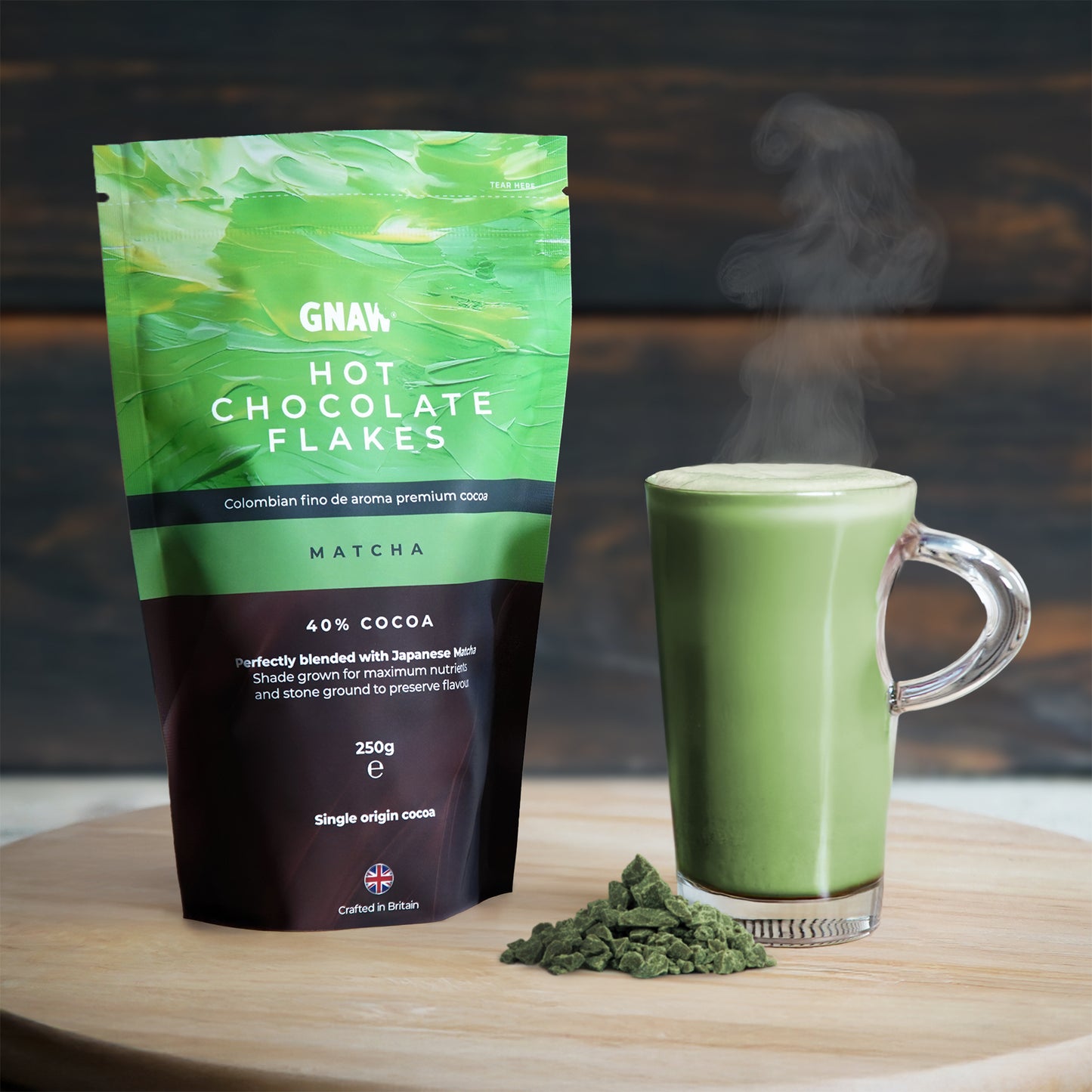 Gnaw - Matcha Hot Chocolate