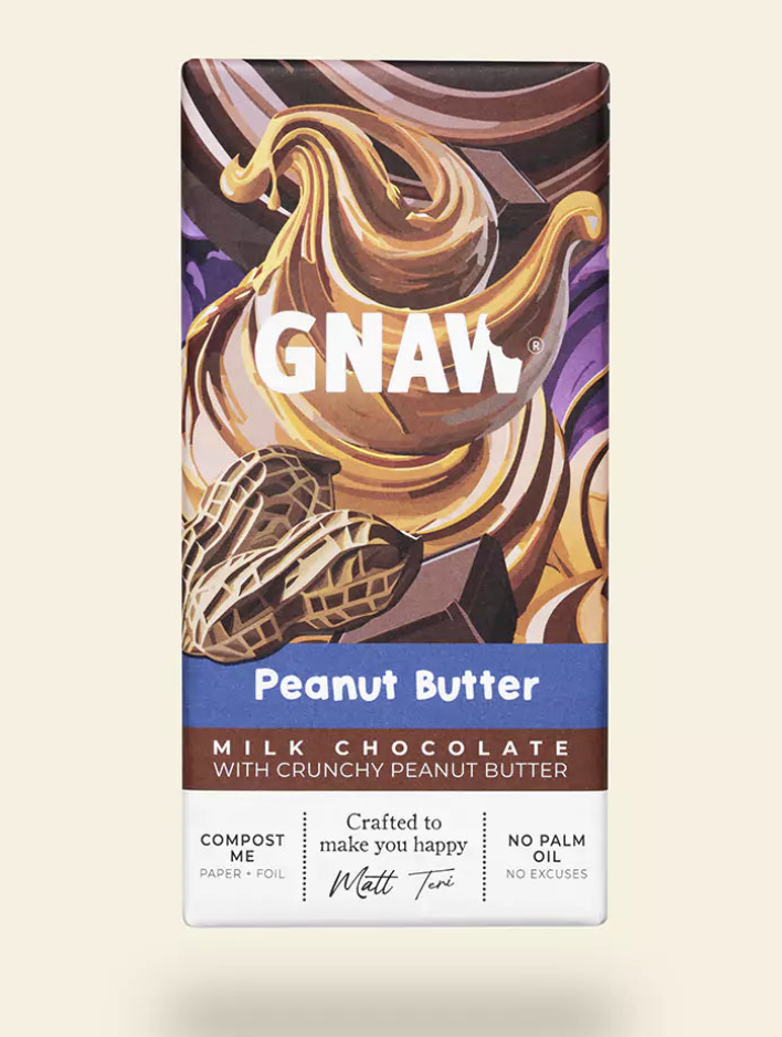 Gnaw Milk Chocolate Crunchy Peanut Butter Bar