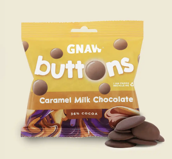 Gnaw Caramel Milk Chocolate Buttons