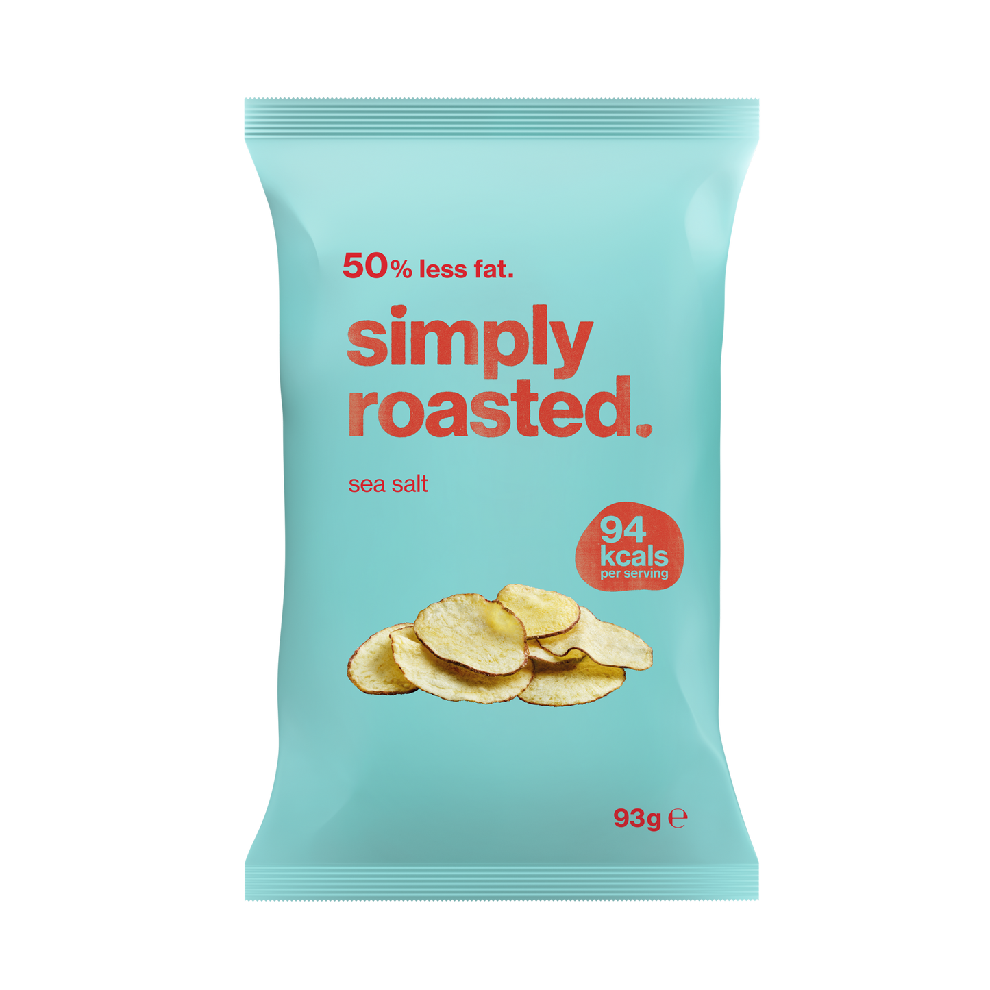 Simply Roasted - Sea Salt Crisps - 12 x 93g