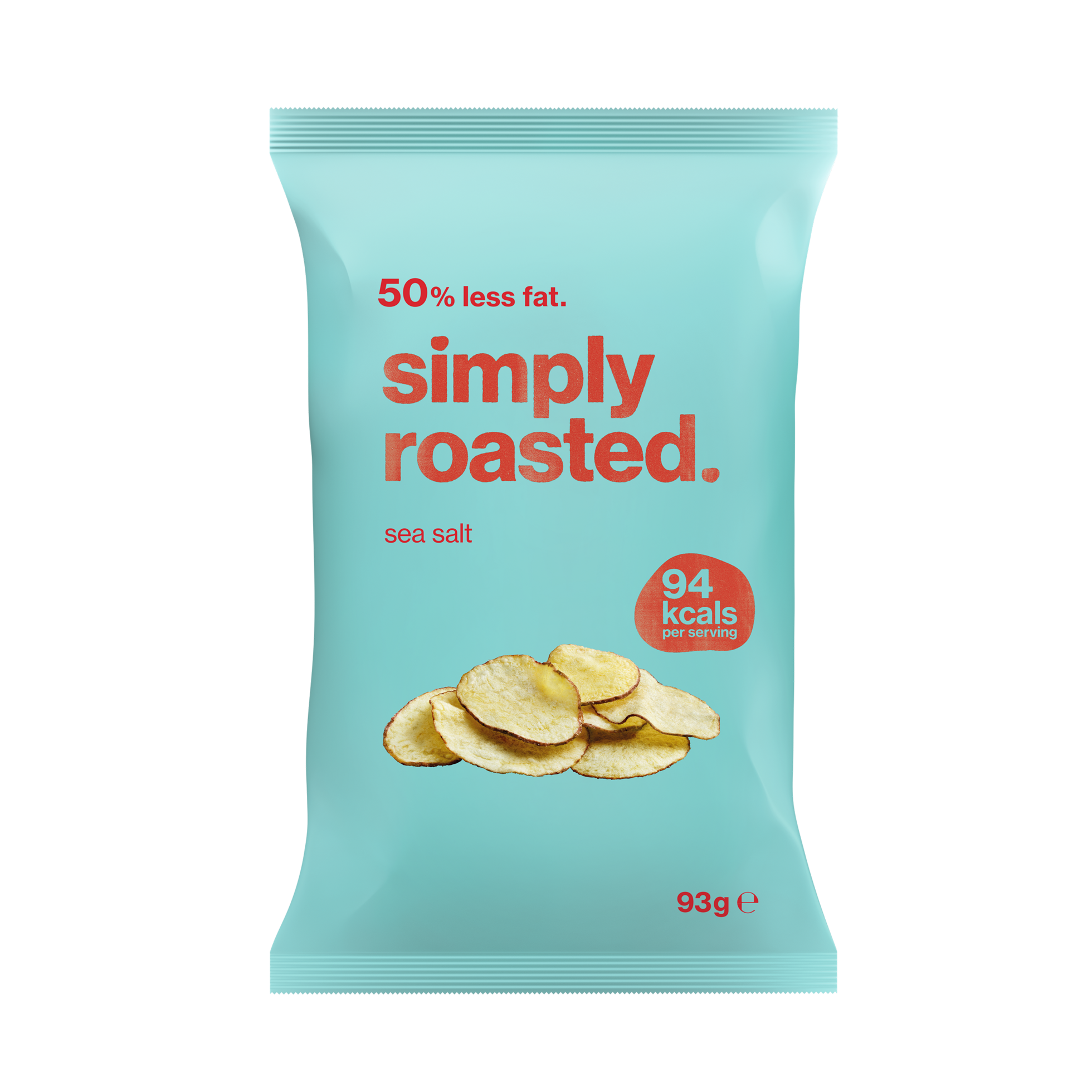 Simply Roasted - Sea Salt Crisps - 12 x 93g