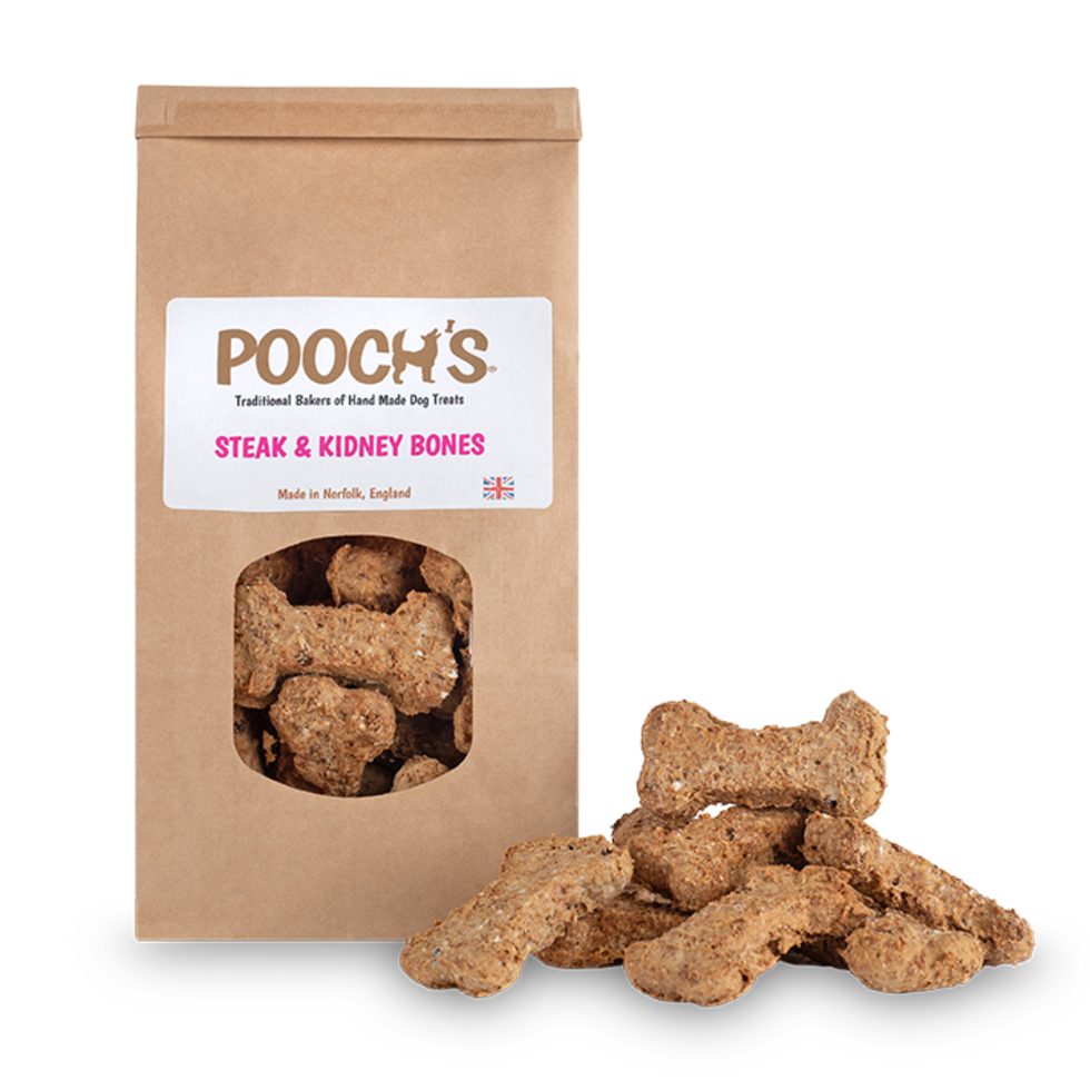Pooch's Steak and Kidney Dog Bones - 250g
