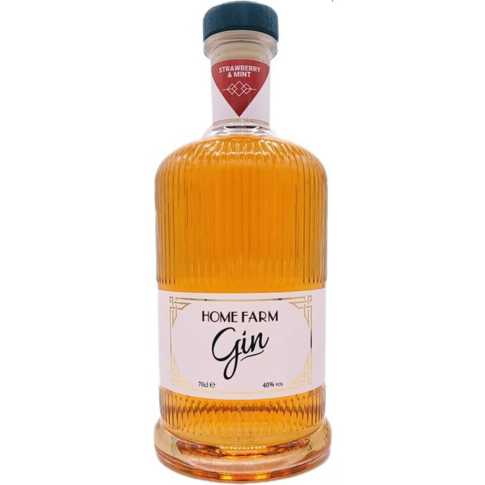 Home Farm Gin- Strawberry and Mint Gin - 70cl