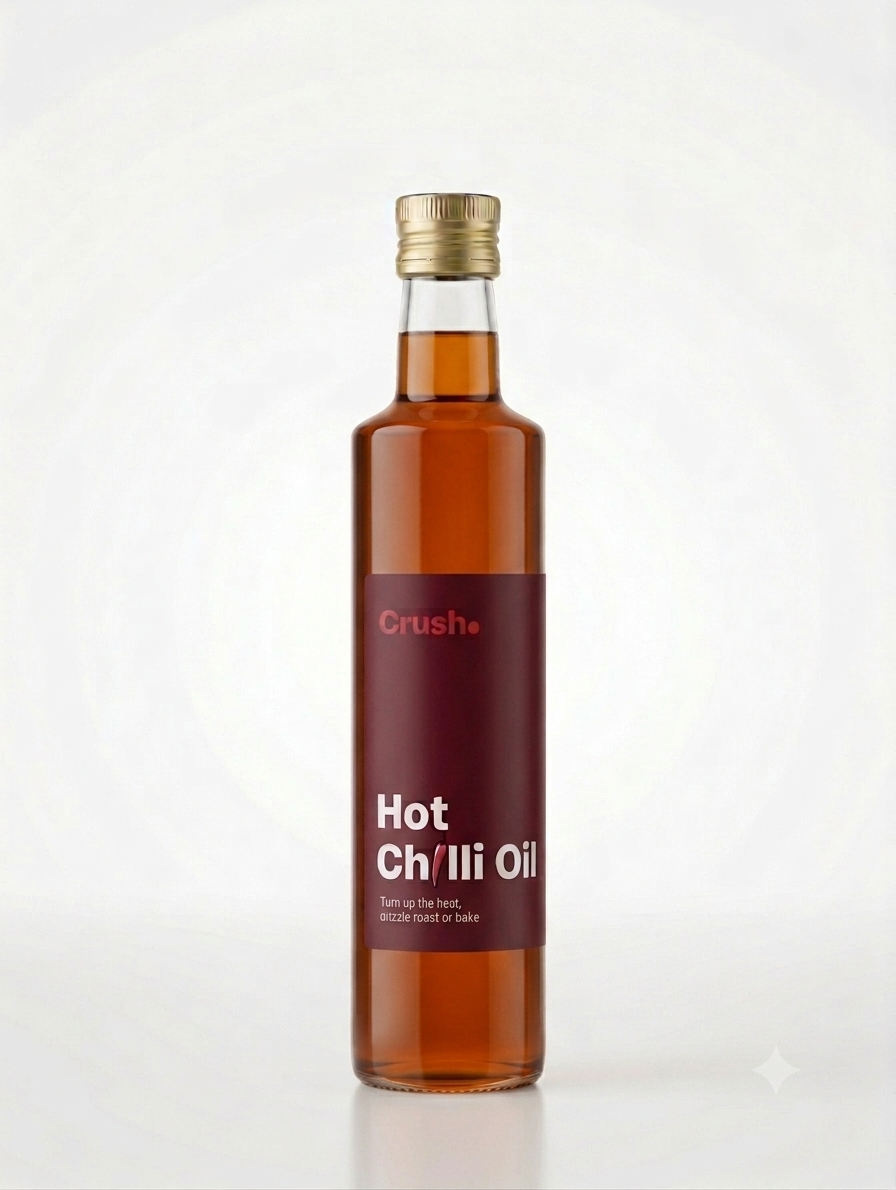 Crush Hot (Feisty) Chilli Oil 500ml