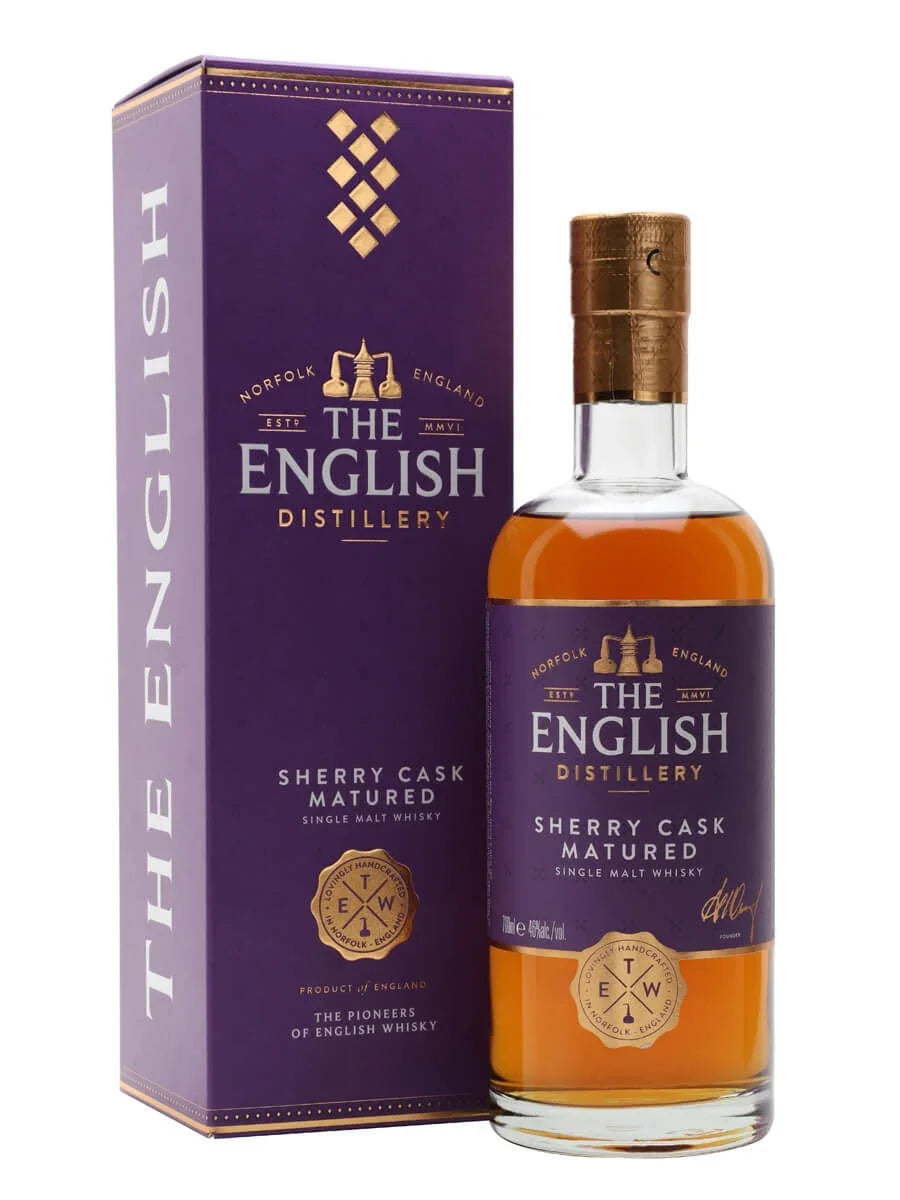 The English Sherry Cask Matured - Single Malt Whisky - 700ml (Pre-order)