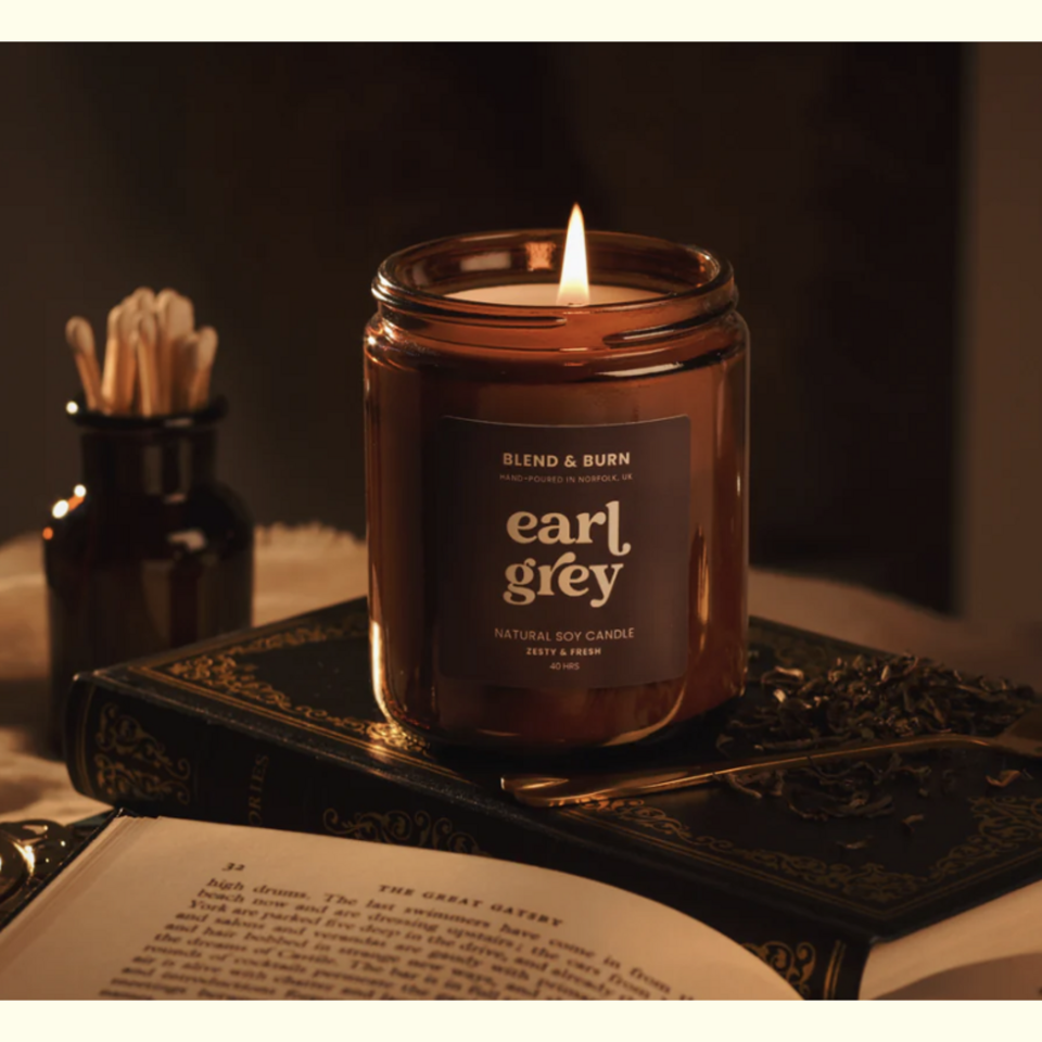 Blend & Burn Candle - Earl Grey