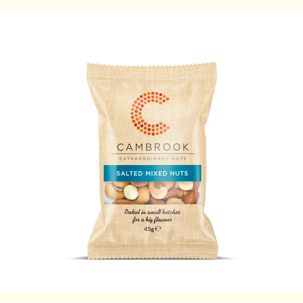 Cambrook - Baked Salted Mixed Nuts 45g
