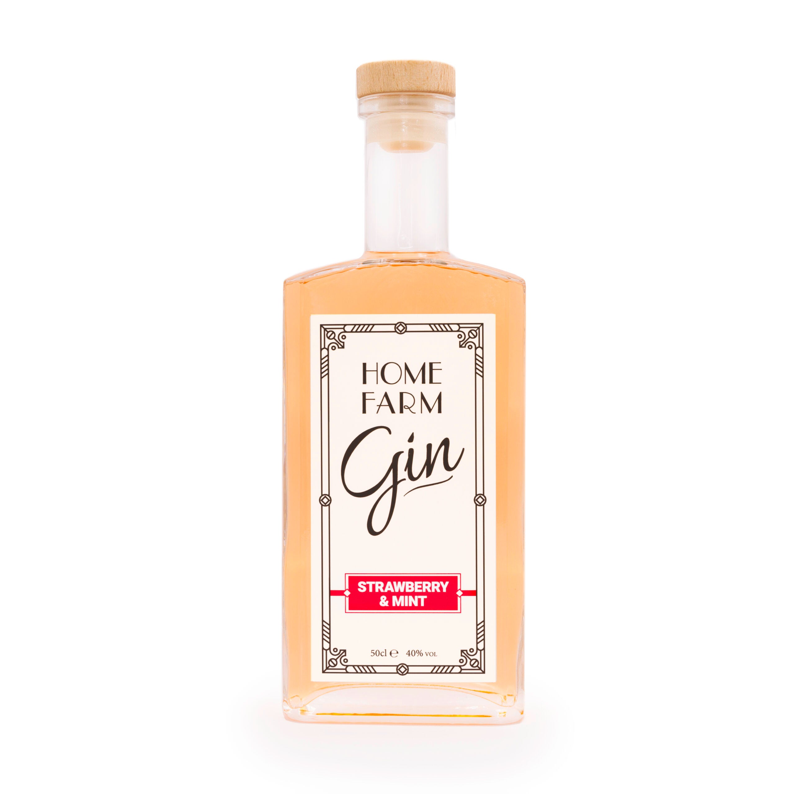 Home Farm Gin - Strawberry and Mint Gin - 70cl