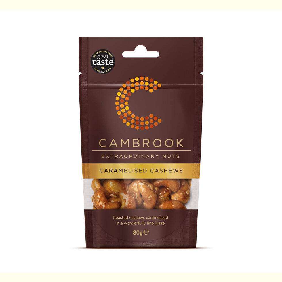 Cambrook - Caramelised Cashews 80g
