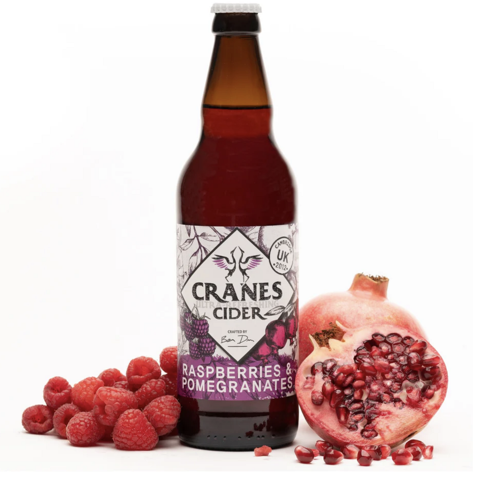 Cranes Raspberries & Pomegranates Cider 500ml