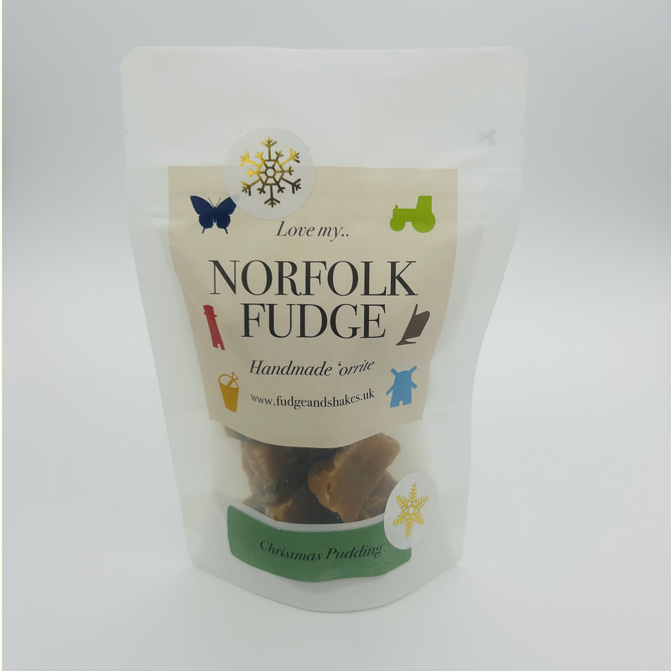 Norfolk Fudge - CHRISTMAS PUDDING 100g