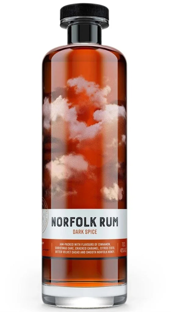 Norfolk Rum - Dark Spiced Rum (40%) - 700ML