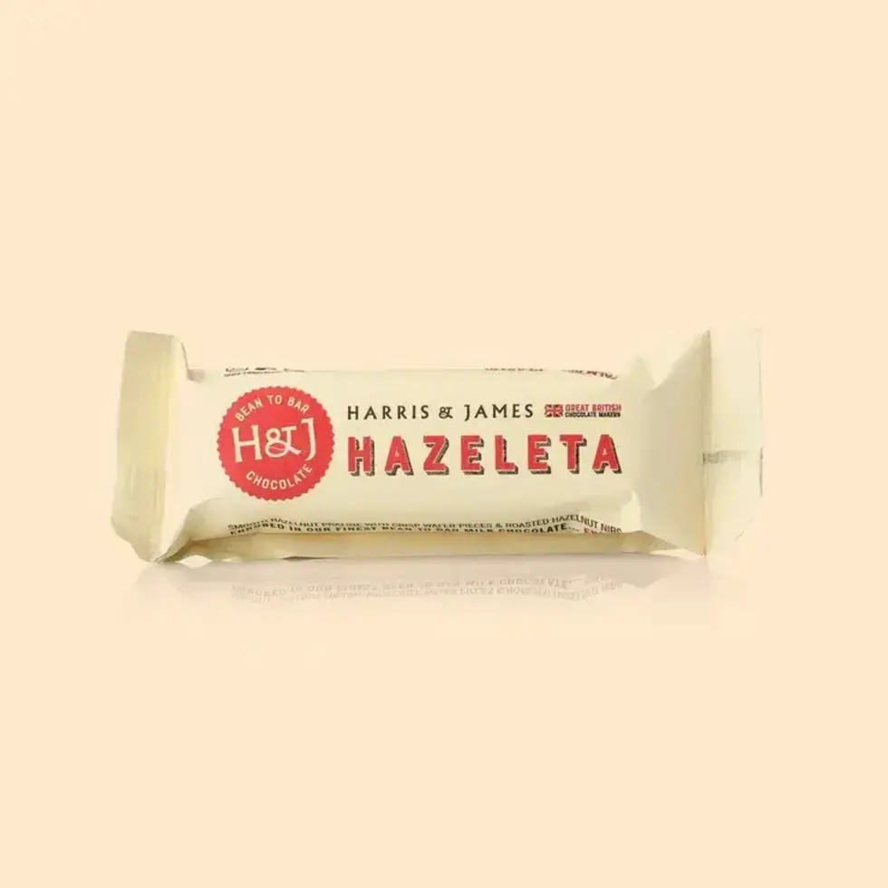 Harris & James - Hazeleta Praline Chocolate Bar 60g