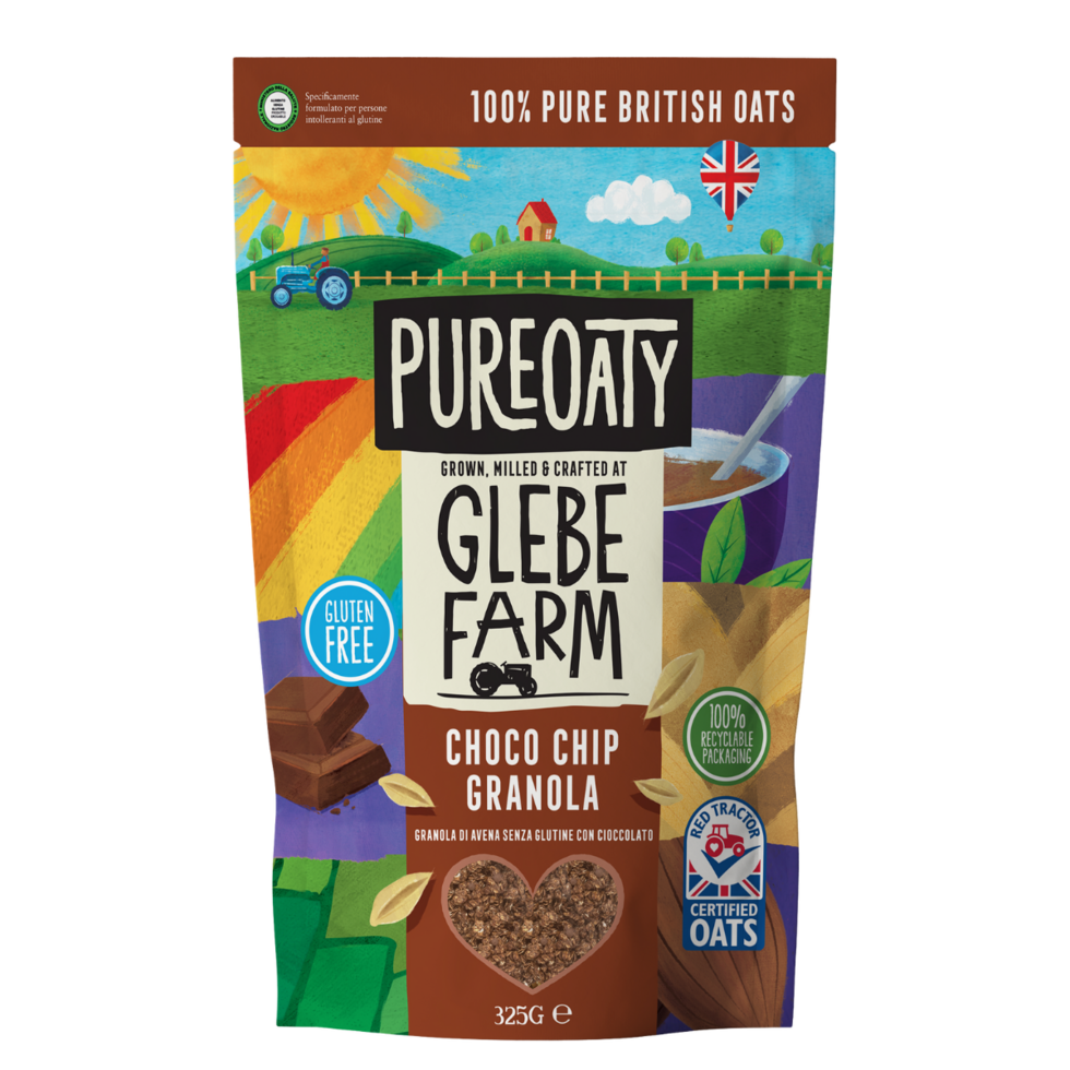 Glebe PureOaty Choc Chip Oat Granola - 350g