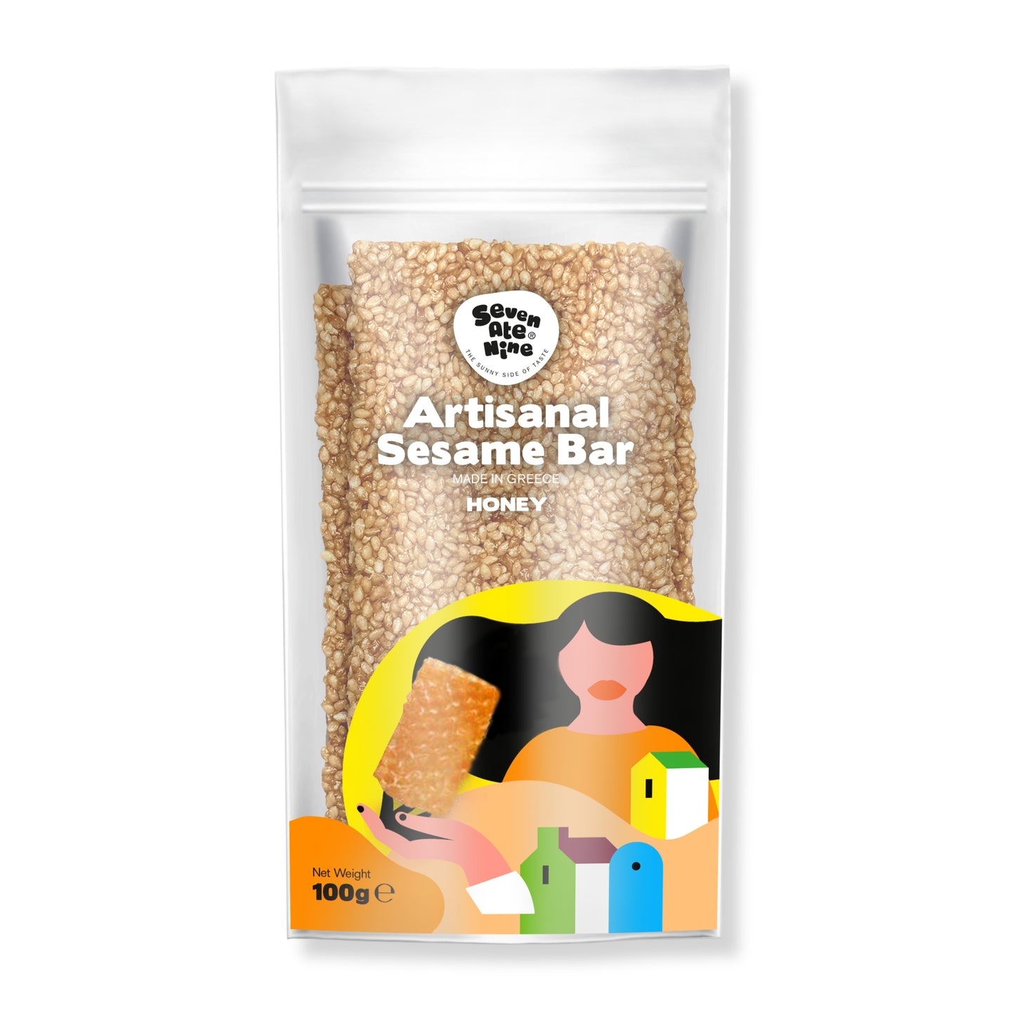 Seven Ate Nine - Artisanal Sesame Bar - Honey