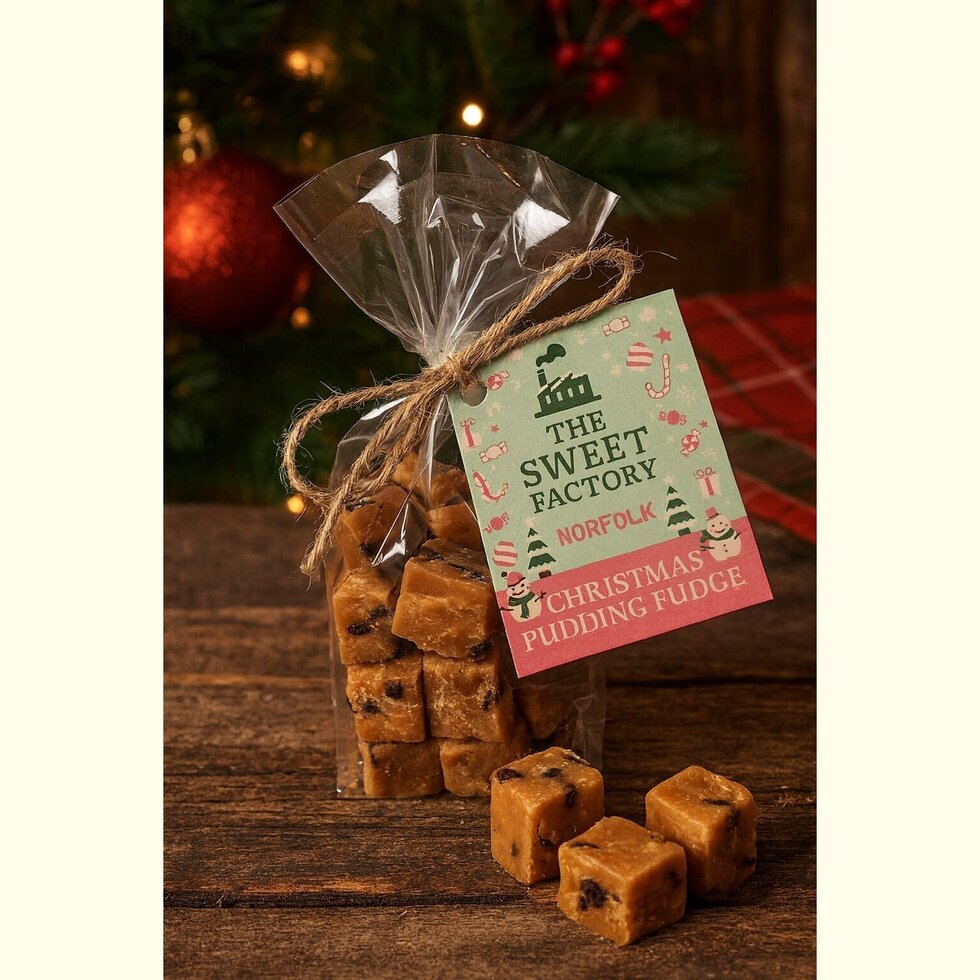 The Sweet Factory - Christmas Pudding Fudge 100g