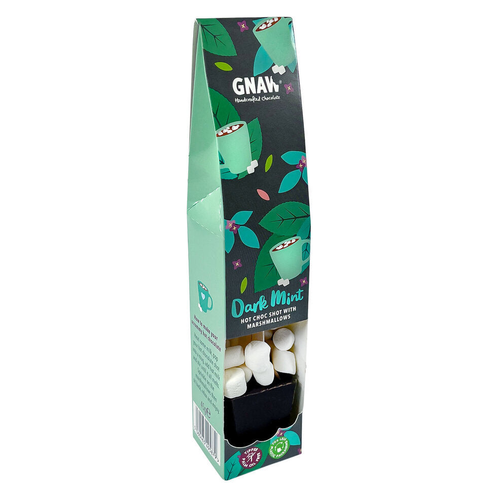 Gnaw Hot Choc Shot Dark Mint 70% - 45g