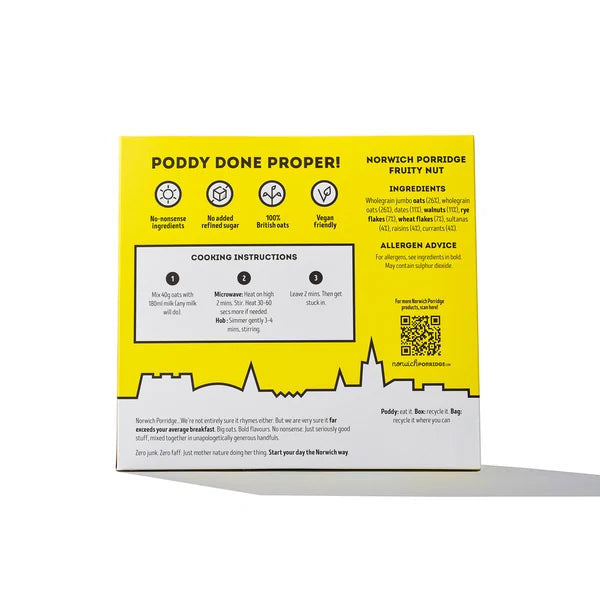 Norwich Porridge Fruity Nut - 500g