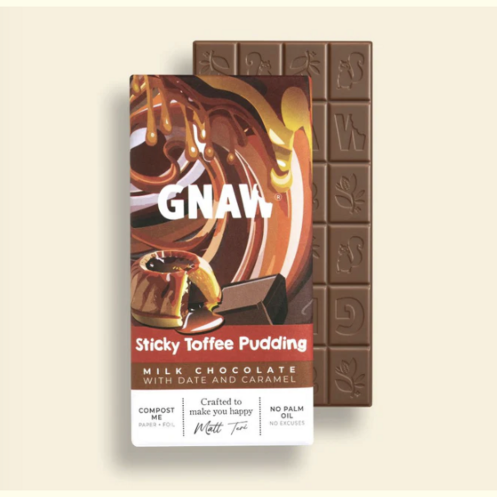Gnaw Sticky Toffee Pudding Chocolate Bar 80g