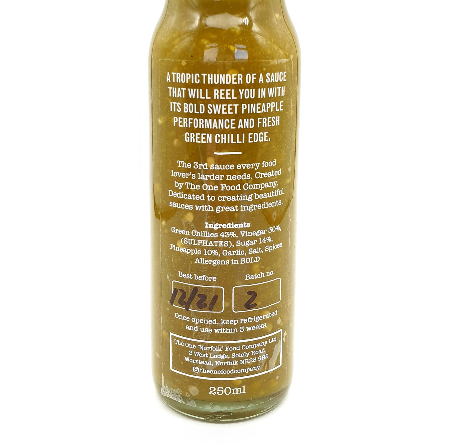Green Chilli & Pineapple Sauce - 250ml