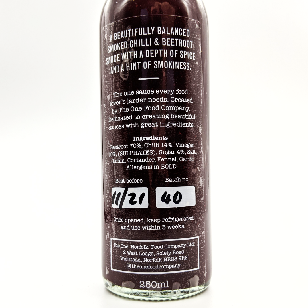 Smoked Chilli & Beetroot Sauce - 250ml