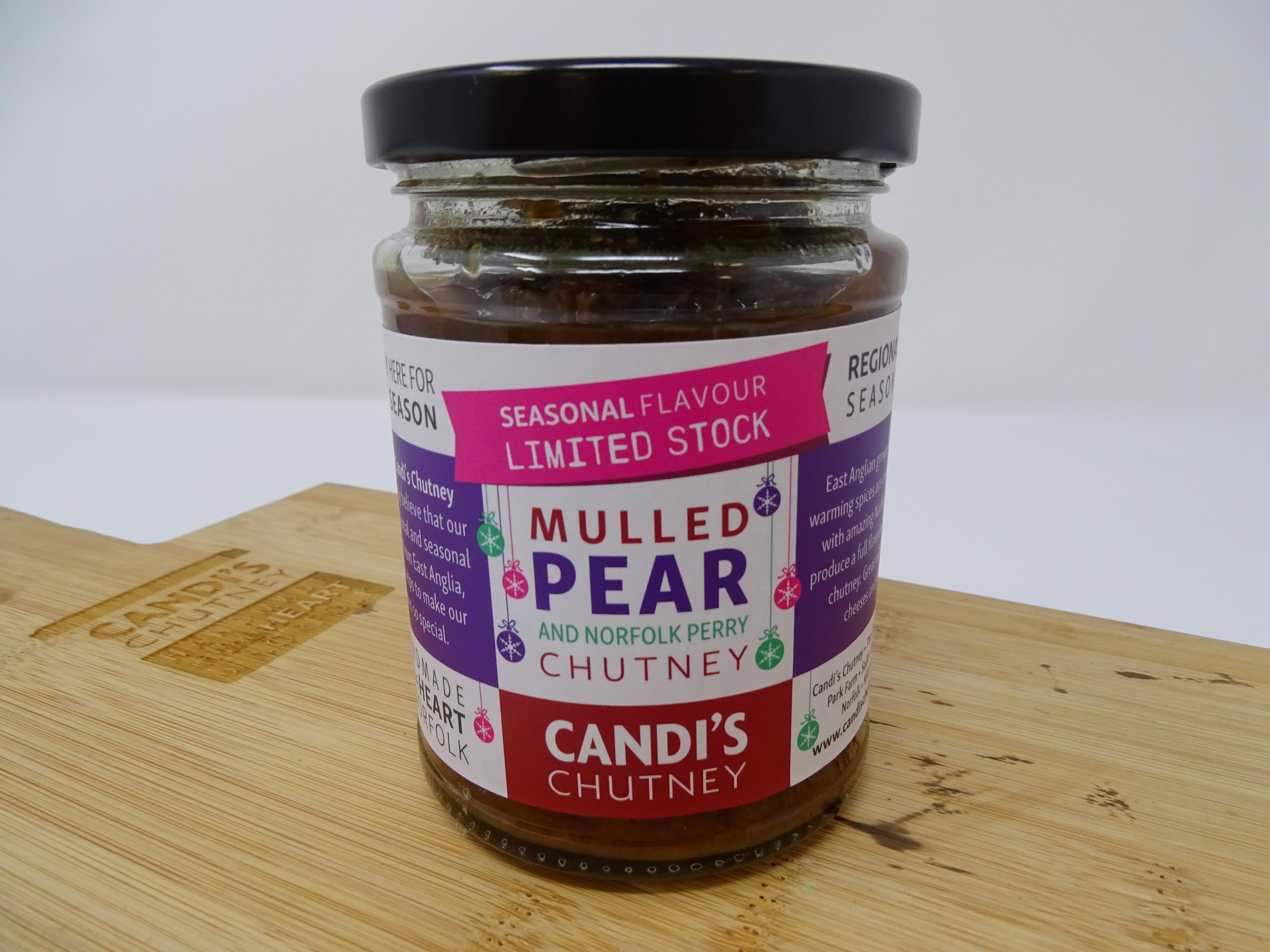 LIMITED EDITION - Mulled Pear & Norfolk Perry Chutney