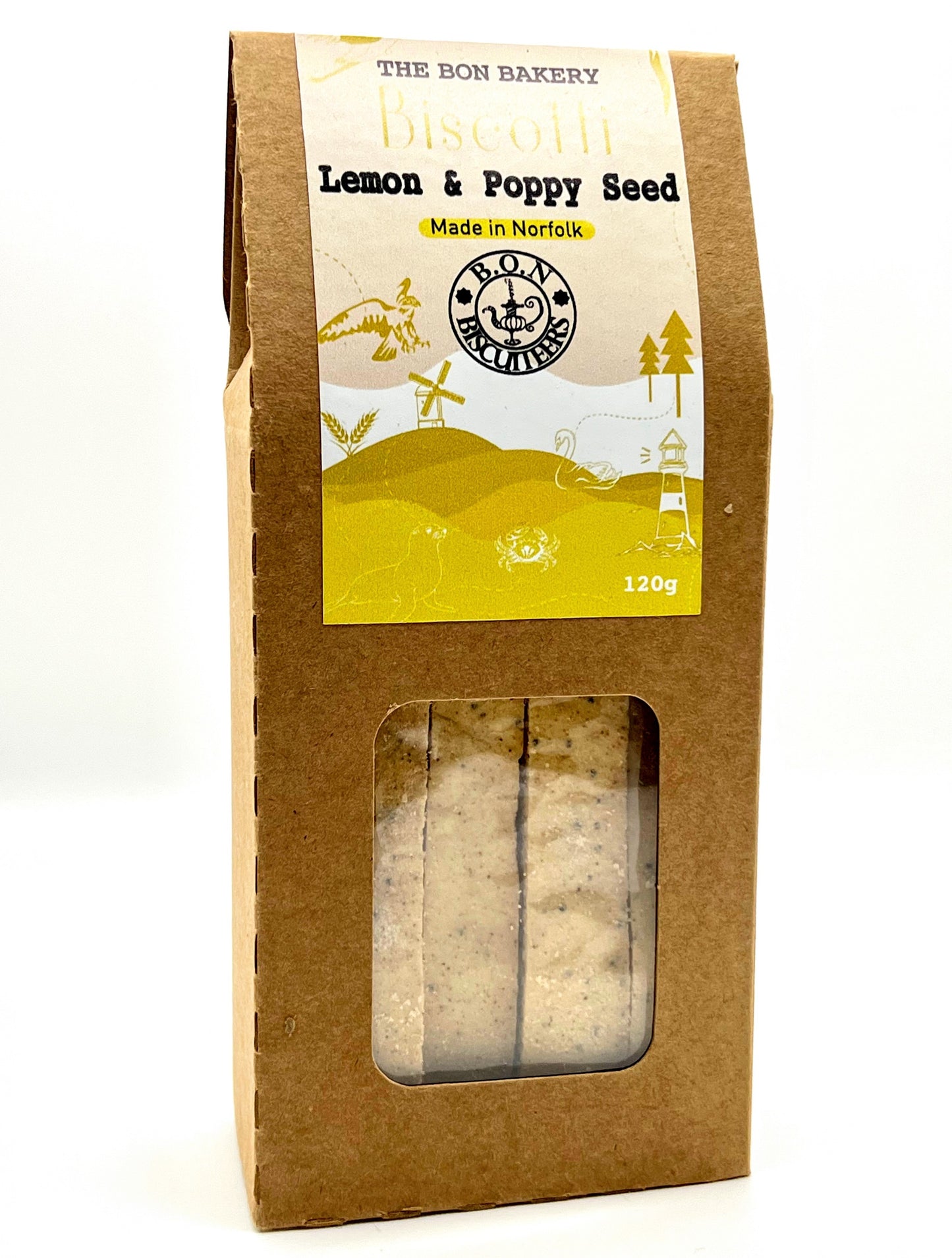 Lemon & Poppyseed Biscotti