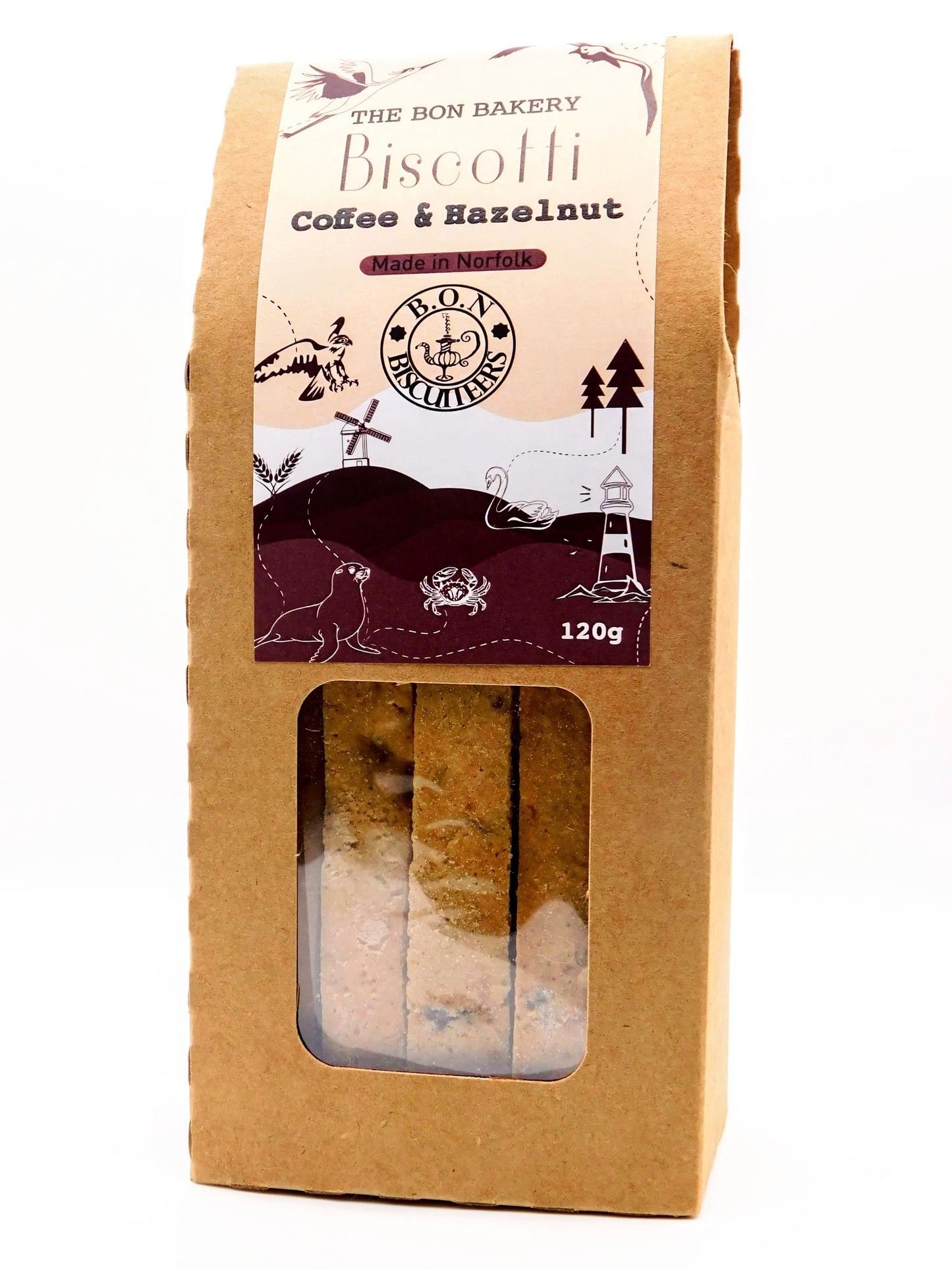 Coffee & Hazelnut Biscotti