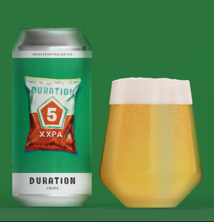Duration - Crisps w/ Five Points Extra Extra Pale Ale 4.6%