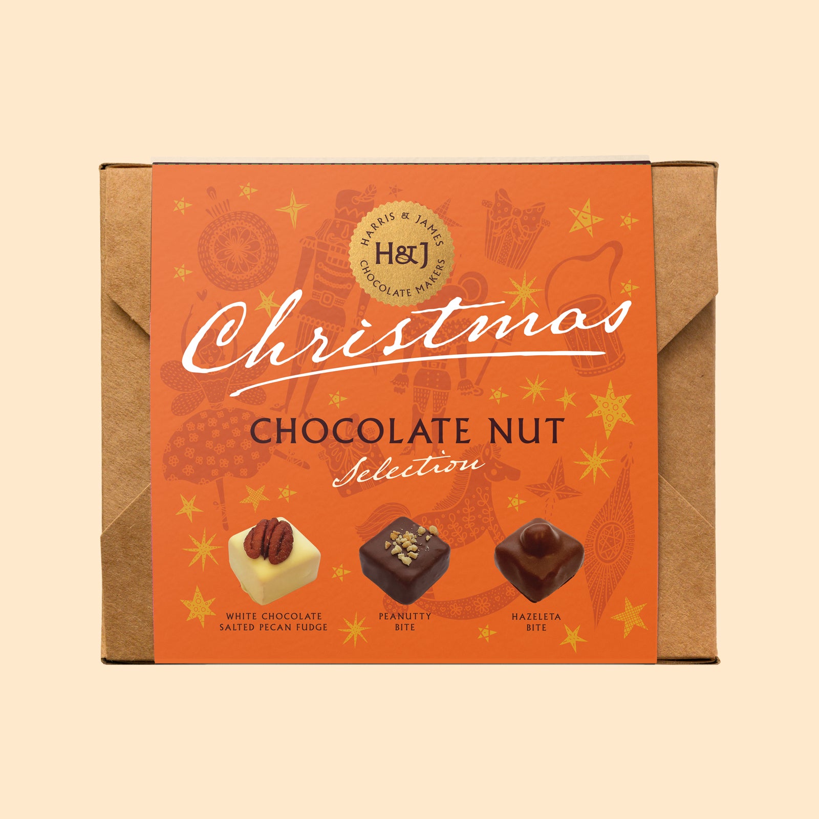 Harris & James- Nut Selection Individual Chocolate Selection Box
