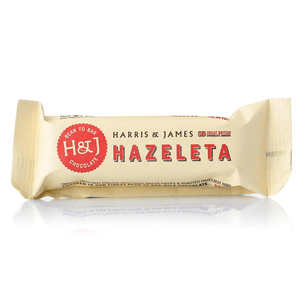 Harris & James- Hazeleta Praline Chocolate Bar (60g)