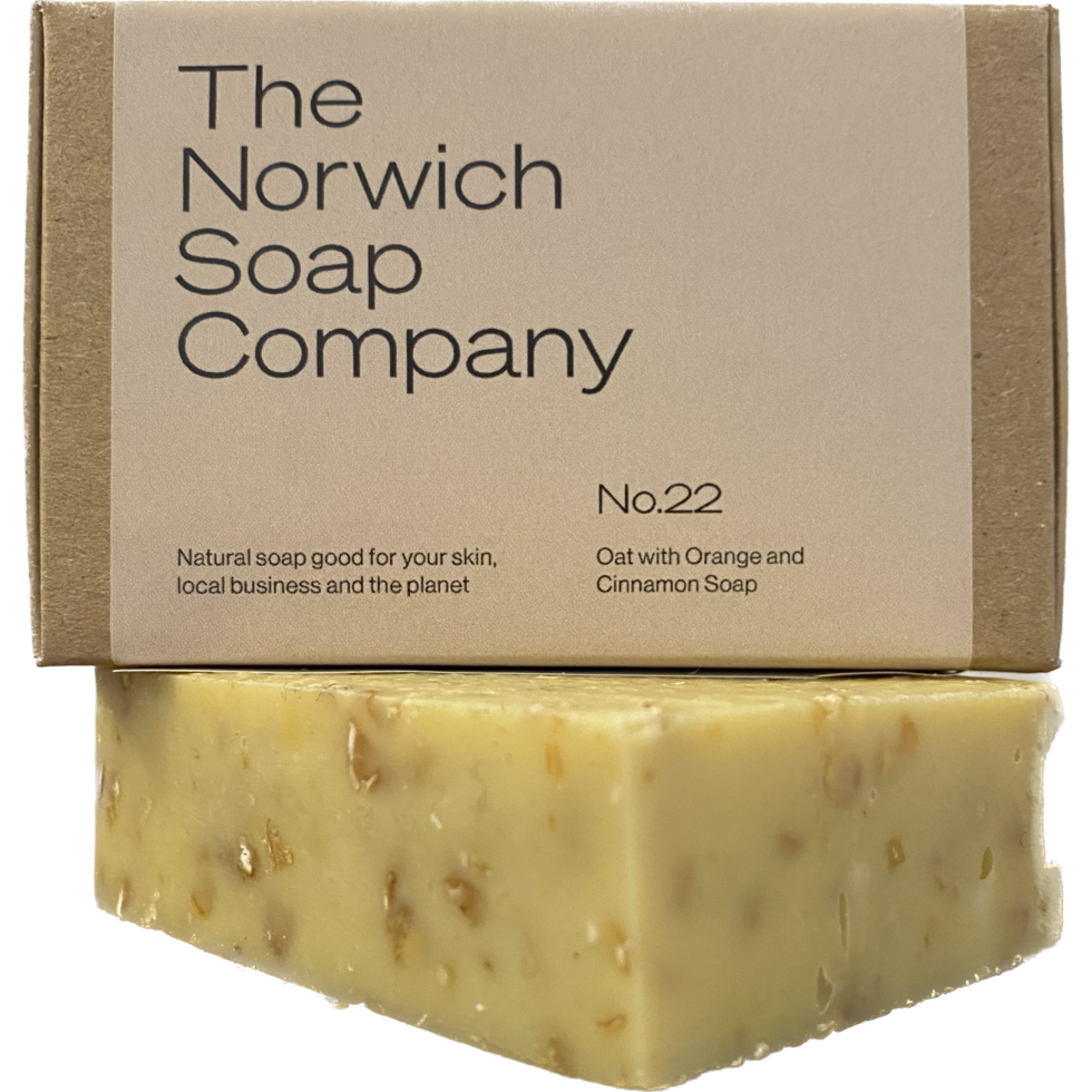 Norwich Soap Co - No.08 Orange & Cinnamon Bar