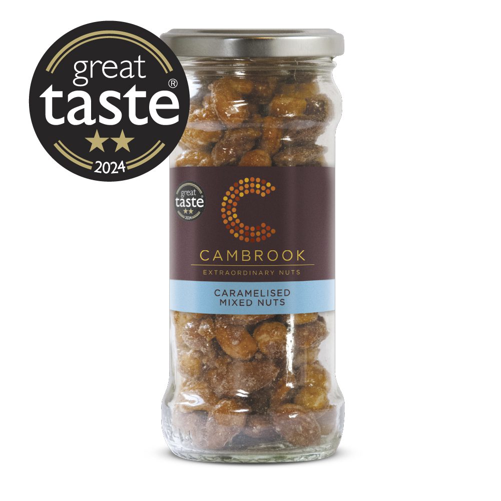 Cambrook - Caramelised Mixed Nuts in a jar 175G