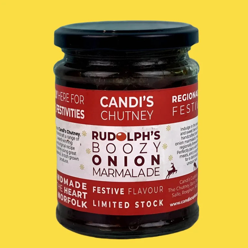 Candi's Rudolph's Boozy Onion Chutney 300g