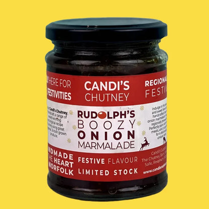 Candi's Rudolph's Boozy Onion Chutney 300g