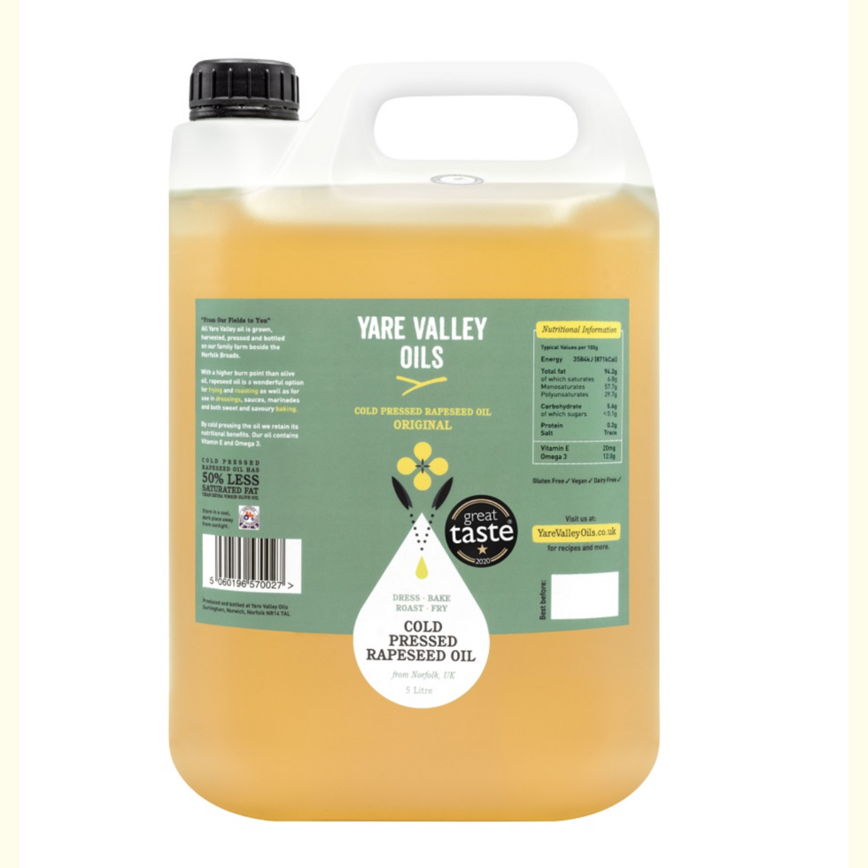 Yare Valley - 5 Litre Original Rapeseed Oil
