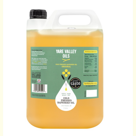 Yare Valley - 5 Litre Original Rapeseed Oil