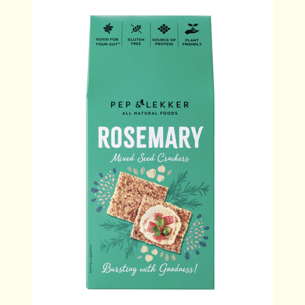 Pep & Lekker - Rosemary Mixed Seed Crackers