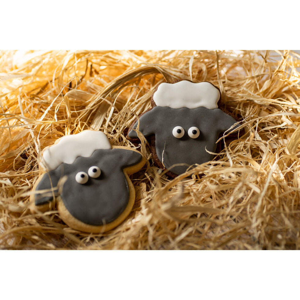 Hand Decorated Biscuits - Cow & Sheep Shaped