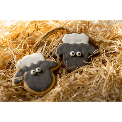 Hand Decorated Biscuits - Cow & Sheep Shaped