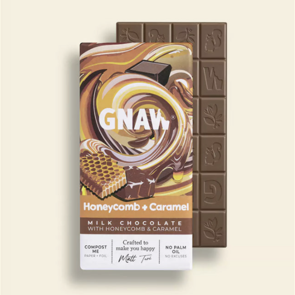 Gnaw - Honeycomb & Caramel Bar 80g